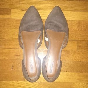Gray/Taupe Merona Flats